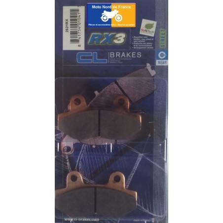 Set of rear pads CL for Hyosung RX 125 SM 2007-2011