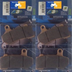 2 jeux de plaquettes avant pour Harley Davidson 1802 CVO Street Glide FLHXSE 2010-2016