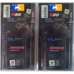 2 sets of front racing pads for Kawasaki ZX-10R 2008-2015