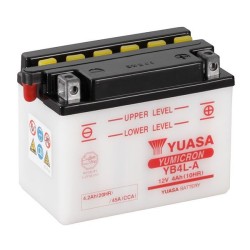 Batterie YUASA type YB4L-A (livrée sans acide)