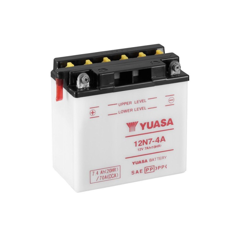 Batterie YUASA type 12N7-4A (livrée sans acide)