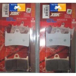 2 jeux de plaquettes avant CL pour Yamaha YZF-R6 1999-2019