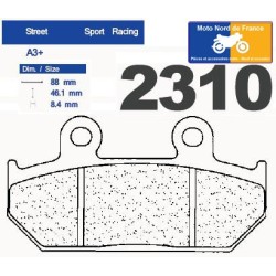 2 jeux de plaquettes avant CL pour Honda CBR 1000 F 1987-1988