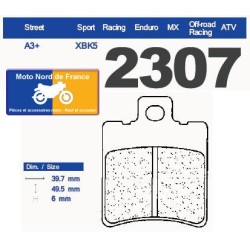 Set of brake pads Carbone Lorraine for Brembo caliper P30A