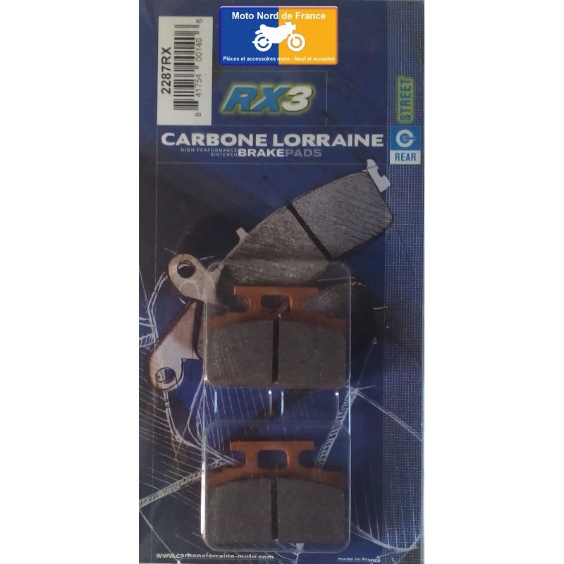 Set of rear brake pads CL for Honda RS 125 R 1991-1999