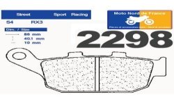 Set of rear brake pads CL for Suzuki SFV 650 Gladius 2009-2016