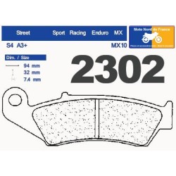 Set of front brake pads CL for Honda XR 600 R 1988-1992