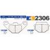 Set of rear brake pads CL for Yamaha 125 TDR 1989-1993