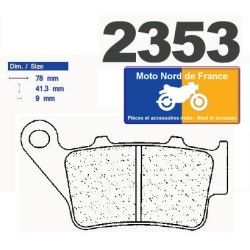 Set of rear brake pads CL for BMW S1000 R 2014-2020