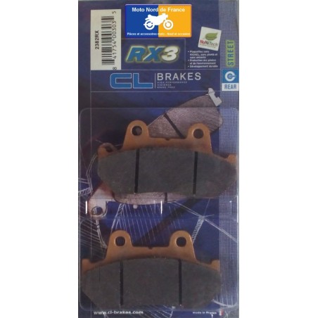 Set of rear brake pads for Honda CX 500 Euro 1982-1984