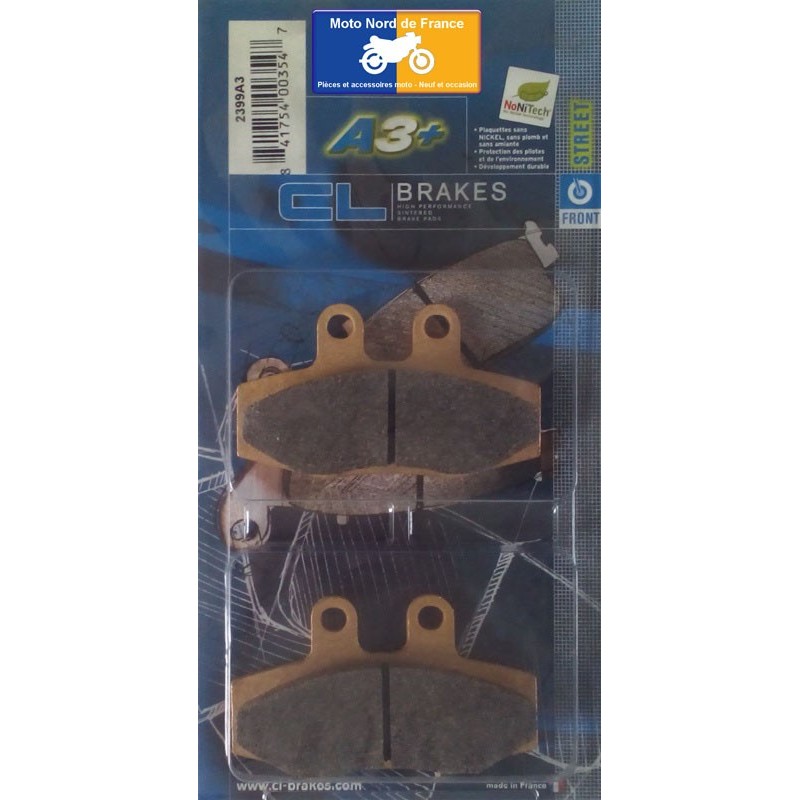 Jeu de plaquettes de frein avant Fantic 50 / 125 Extra SM 1998-2011 Jeu de plaquettes de frein avant Fantic 50 / 125 Extra SM 1998-2011
