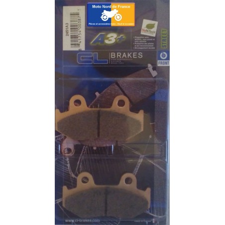 Set of front brake pads CL for Honda 250 FTR 1986