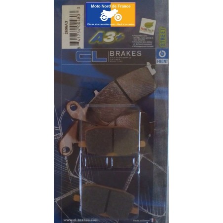 Set of front brake pads for Yamaha 80 TZR 1992-2008