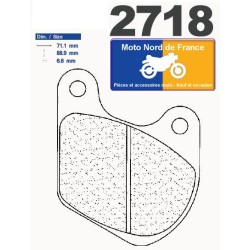 Set of front brake pads CL for Harley Davidson 1340 Classic 1982-1983