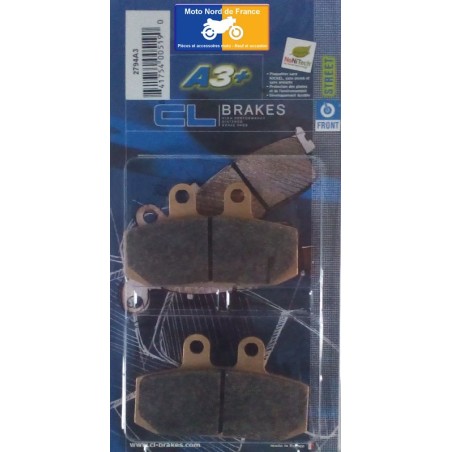 Set of front brake pads CL for Honda CLR 125 Cityfly 1998-2003
