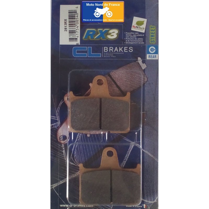 Set of rear brake pads CL for Suzuki 600 GSXR 2004-2005