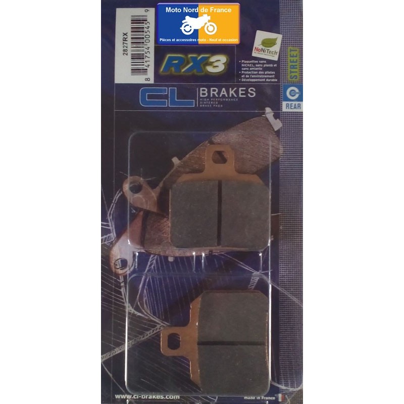 Set of rear brake pads CL for Kawasaki 1000 H2 / H2R 2015-2020 Set of rear brake pads CL for Kawasaki 1000 H2 / H2R 2015-2020