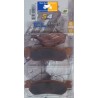 Jeu de plaquettes de frein avant CL pour Yamaha 125 TW 1999-2004