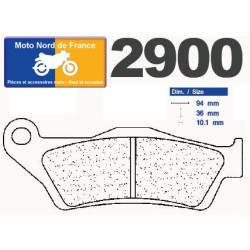 Plaquettes de frein arrière pour BMW HP2 1200 Megamoto 2007-2010