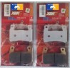 2 jeux de plaquettes de frein avant Honda CBR 900 RR 1998-2003