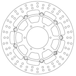 Front brake disc Ferodo for Honda CB 1000 R /ABS 2008-2019