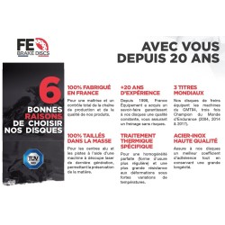 France Equipement front brake disc - MBK 300 Evolis ABS 2017-2018