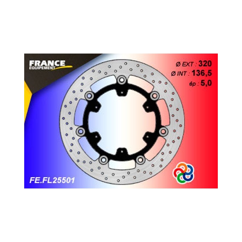 Front round brake disc F.E. for KTM 1050 Adventure ABS 2015-2018