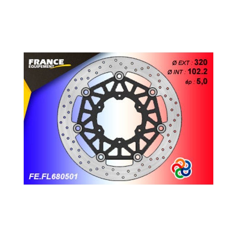 Front round brake disc F.E. for Suzuki 1000 GSXR ABS 2017-2021