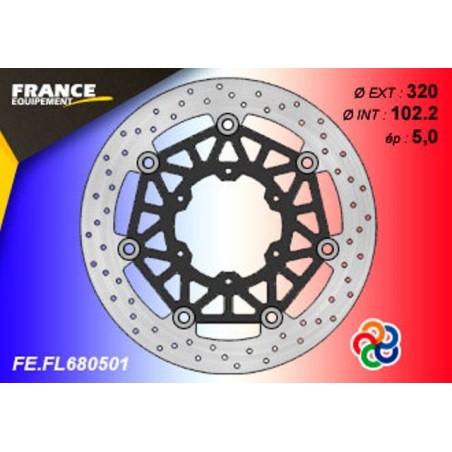 Front round brake disc F.E. for Suzuki 1000 GSXR ABS 2017-2021