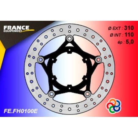 Front round brake disc F.E. for Suzuki 1000 GSX-S /ABS 2015-2022