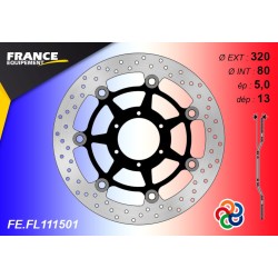 Front round brake disc F.E. for BMW S1000 RR ABS /DTC 2019-2021