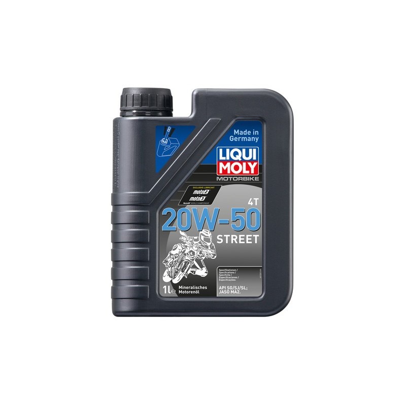 Motor oil Liqui Moly 4 stroke 20W50 Basic street - 1 liter
