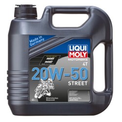 Motor oil Liqui Moly 4 stroke 20W50 Basic street - 4 liters
