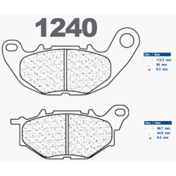 Set of front brake pads CL for Yamaha 300 YZF-R3 2015-2020