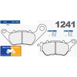 Plaquettes de frein arrière CL pour Yamaha 300 YZF-R3 2015-2020