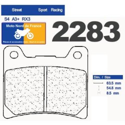 Plaquettes de frein avant CL pour Yamaha 125 TZR 1990-1992