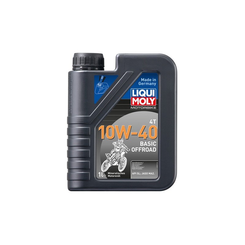 Motor oil Liqui Moly 4 stroke 10W40 Off-road basic - 1 liter
