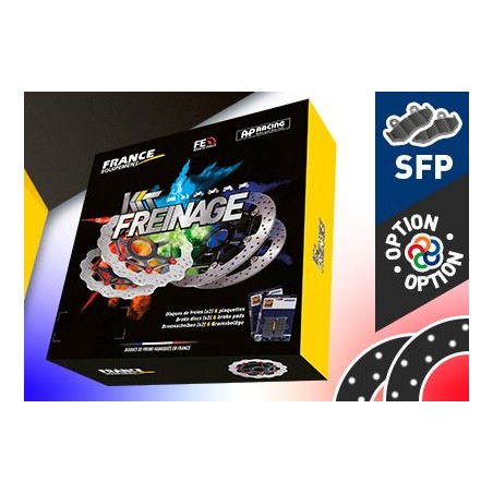 Kit freinage avant rond F.E. - Kawasaki Z1000 SX 2014-2015