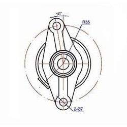 Antipasto per Kymco 50 Super 8 (4T) 2007-2011