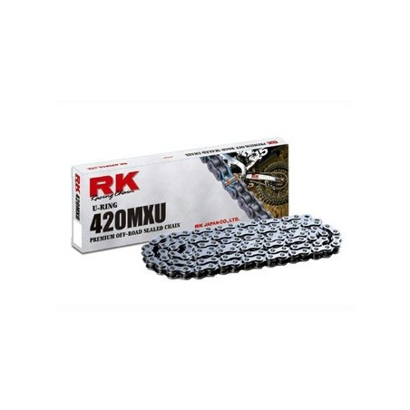 Chaine RK pas de 420 type MXU pour tout-terrain + attache rapide
