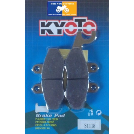 Set of rear brake pads Kyoto for Gilera 500 Fuoco ie /LT 2007-2019