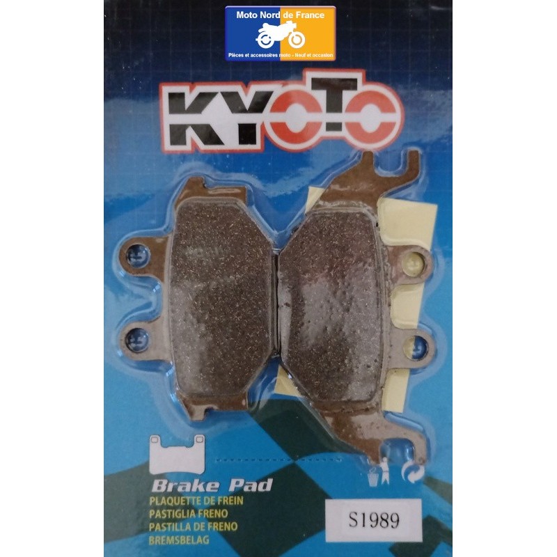 Set of rear brake pads Kyoto for Kawasaki KVF 300 Brute Force 2014-2017