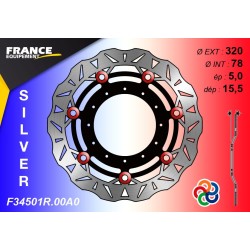 Front wave brake disc F.E. for Triumph 955 Daytona 2003-2006