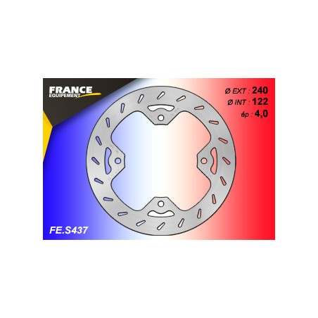 Disque de frein arrière rond F.E. pour Suzuki 450 RMX-Z 2010-2018