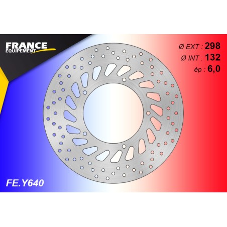 Rear round brake disc F.E. for Yamaha 1700 V-Max ABS 2009-2016