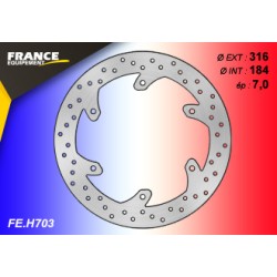 Disque frein arrière rond F.E. - Honda ST 1300 Pan European /ABS 2002-2017