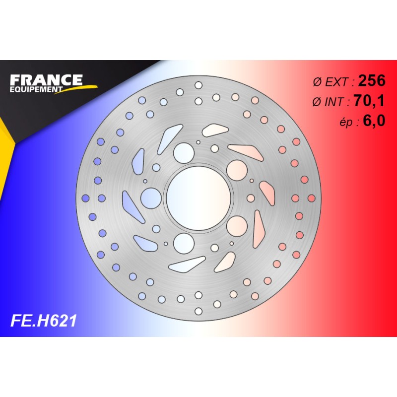 Rear round brake disc F.E. for Honda VFR 800 X Crossrunner ABS 2014-2019