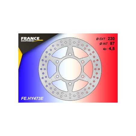 Disque de frein arrière rond F.E. pour Hyosung 250 GT Comet 2002-2011