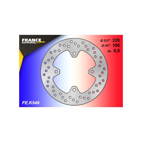 Disque de frein arrière rond F.E. pour Kawasaki ZX-10R /ABS 2011-2022