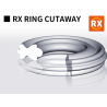Chaîne RK pas de 520 type FEX RX'ring super-renforcée +attache à river
